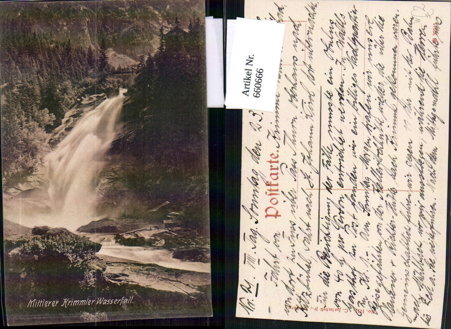 660666,Krimml Mittlerer Wasserfall