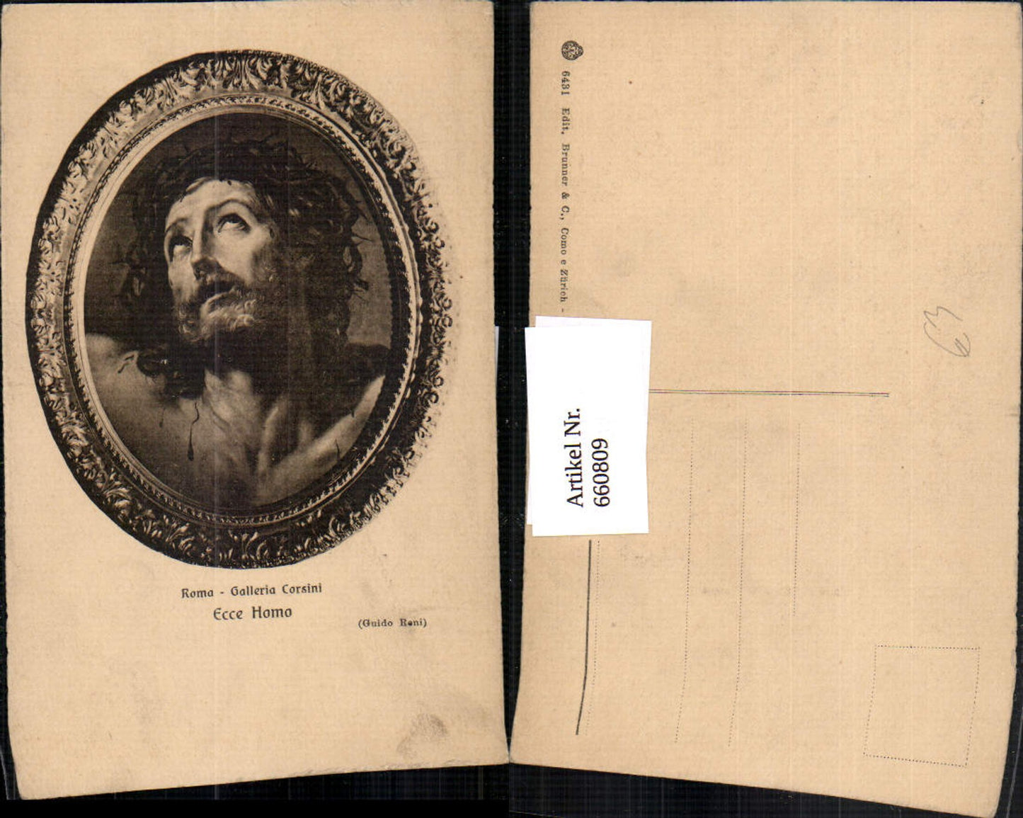 660809,Künstler Ak Guido Reni Ecce Homo Christi Religion