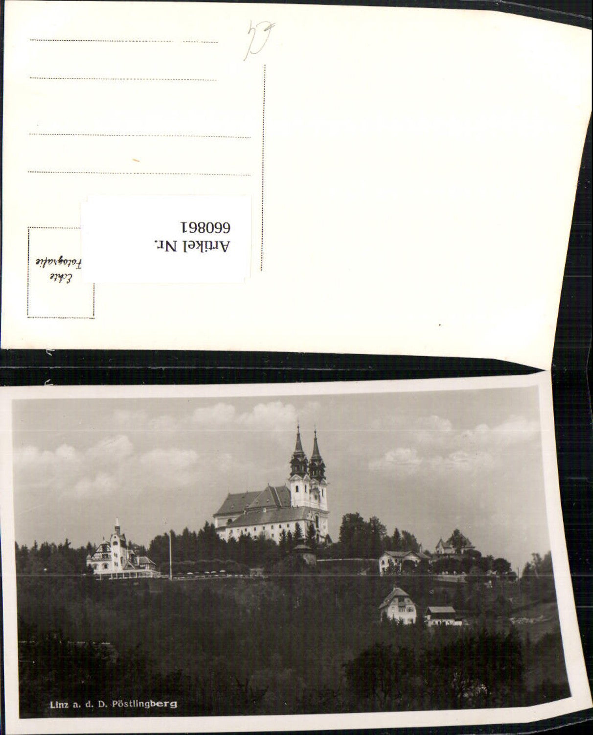 660861,Foto Ak Linz a. d. Donau Pöstlingberg