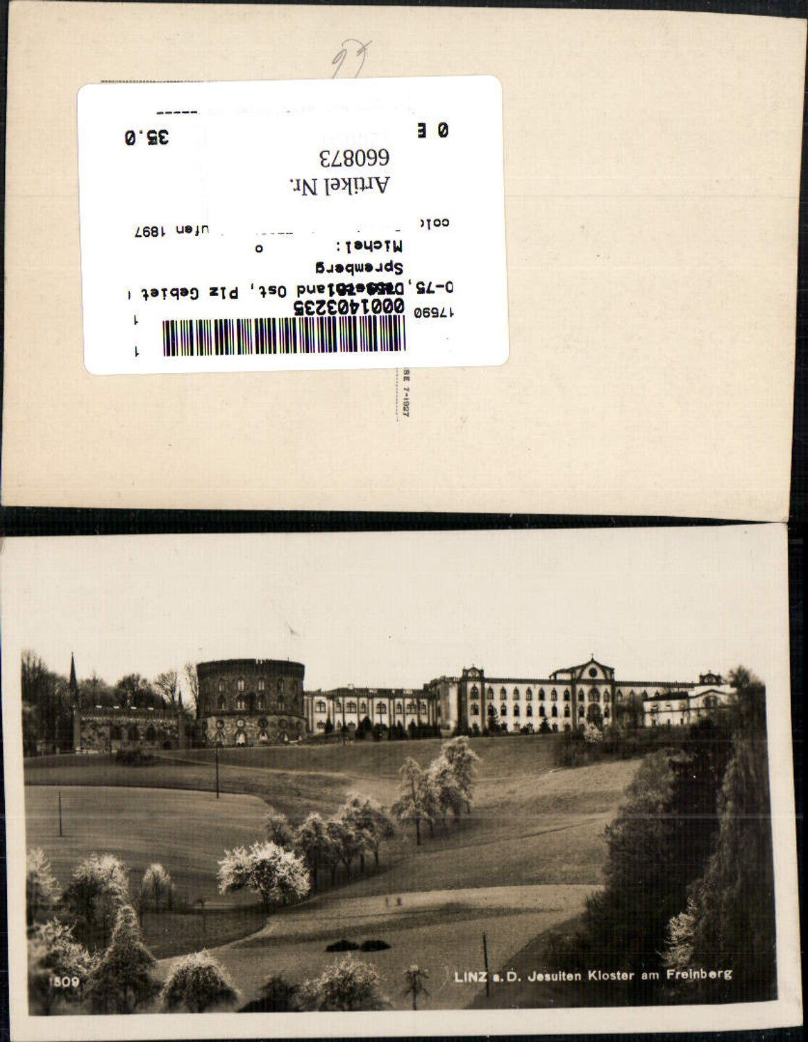 660873,Linz a. d. Donau Jesuiten Kloster am Freinberg