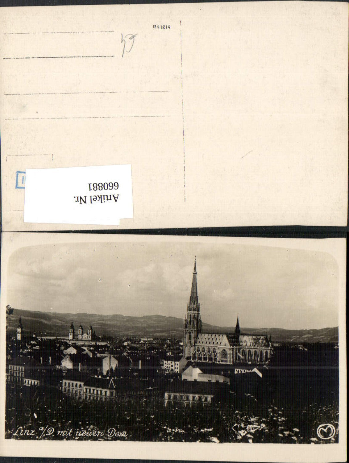 660881,Foto Ak Linz a. d. Donau Neuer Dom