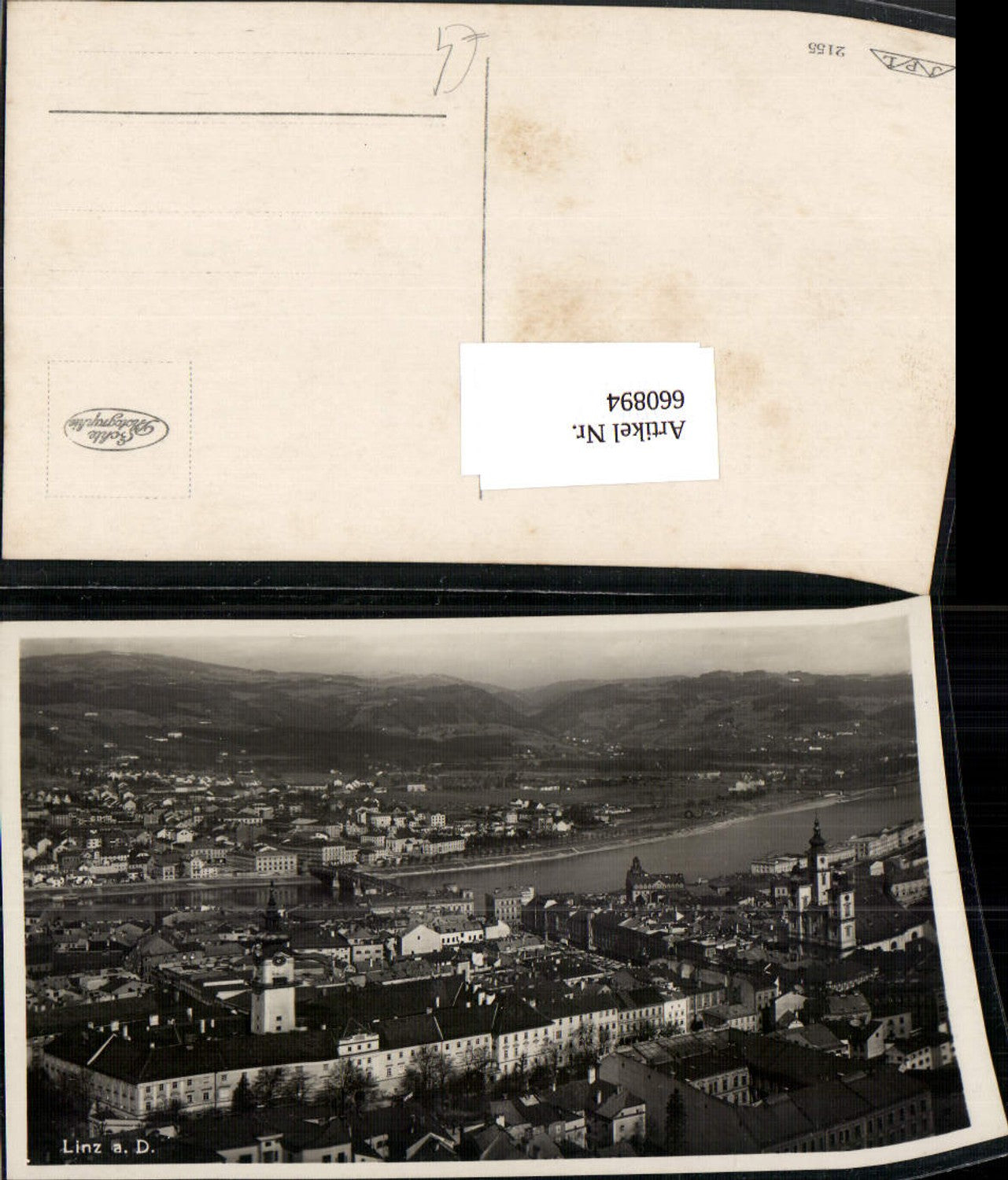 660894,Foto Ak Linz a. d. Donau Ansicht