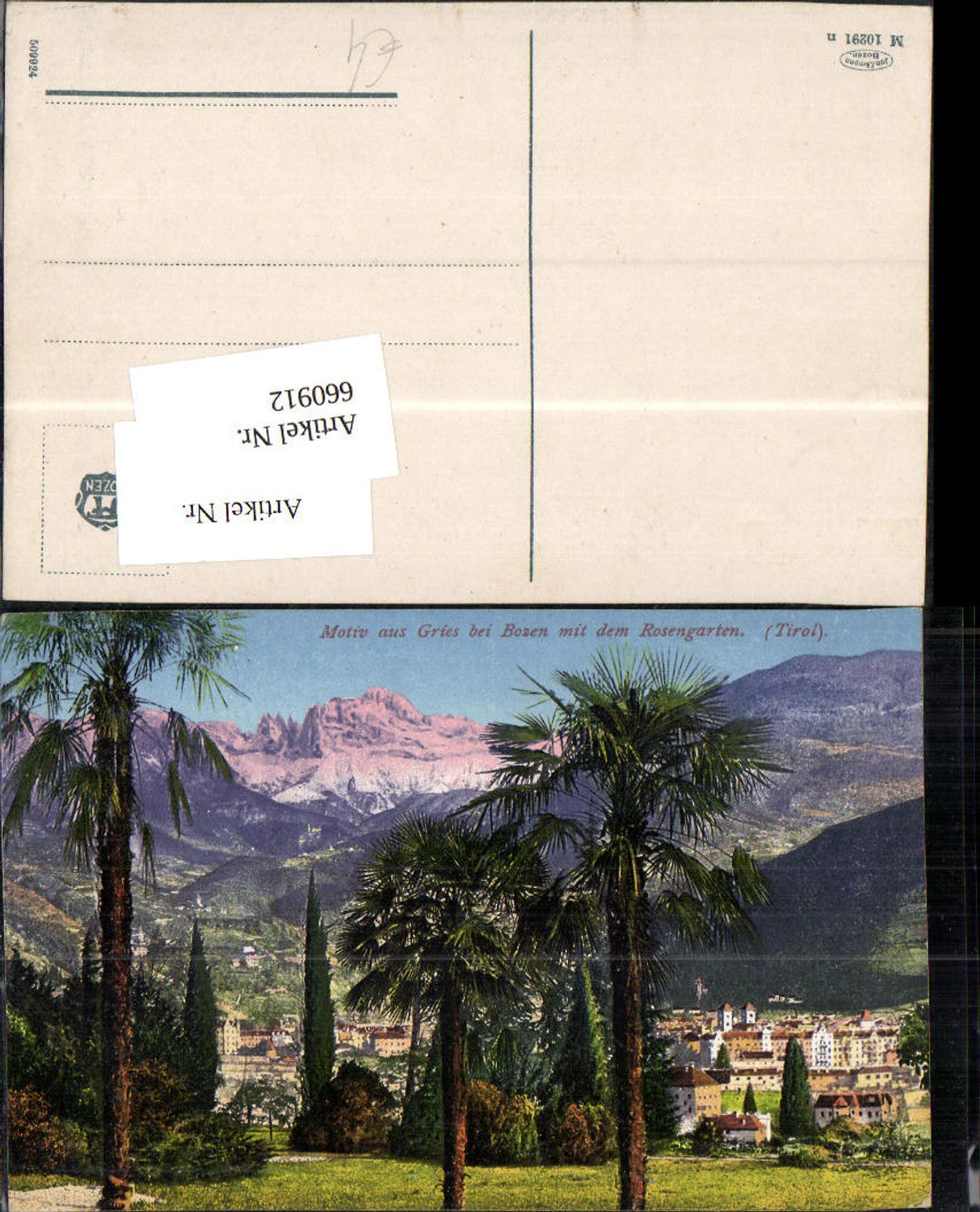 Alte Ansichtskarte – Old Postcard