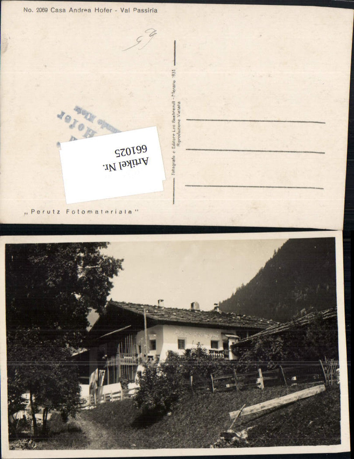 Alte Ansichtskarte – Old Postcard