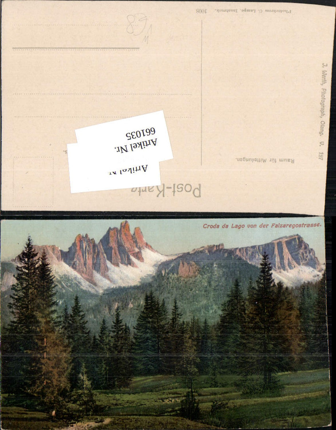 Alte Ansichtskarte – Old Postcard