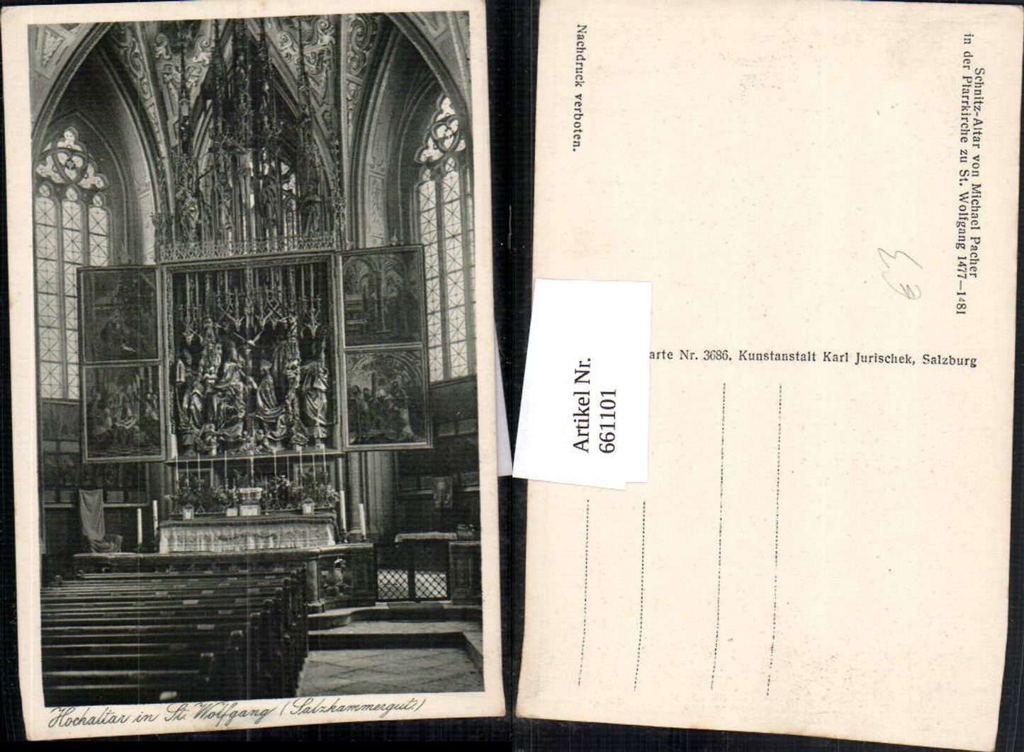 661101,St. Wolfgang im Salzkammergut Hochaltar b. Pacher