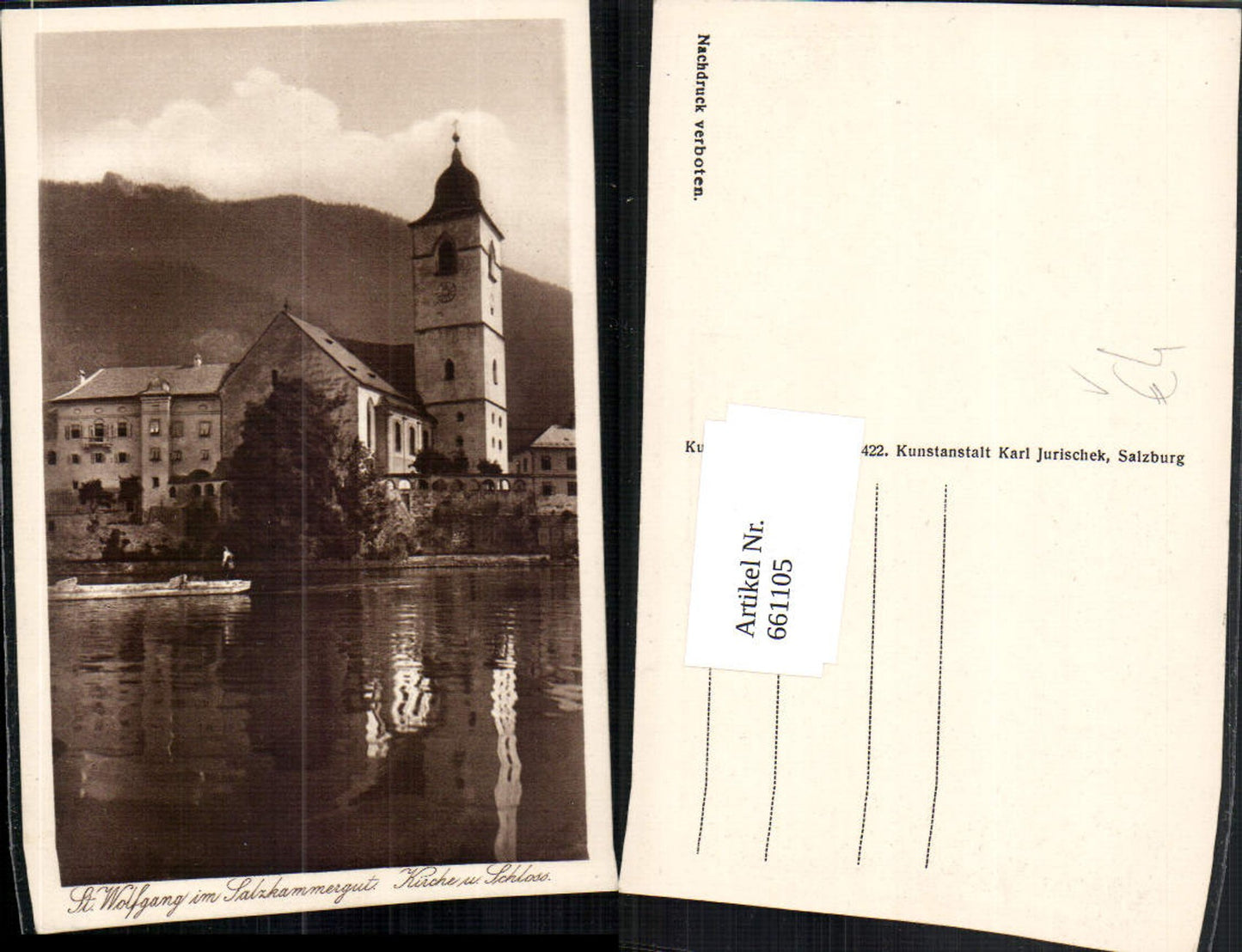 661105,St. Wolfgang im Salzkammergut Kirche u. Schloss pub Karl Jurischek