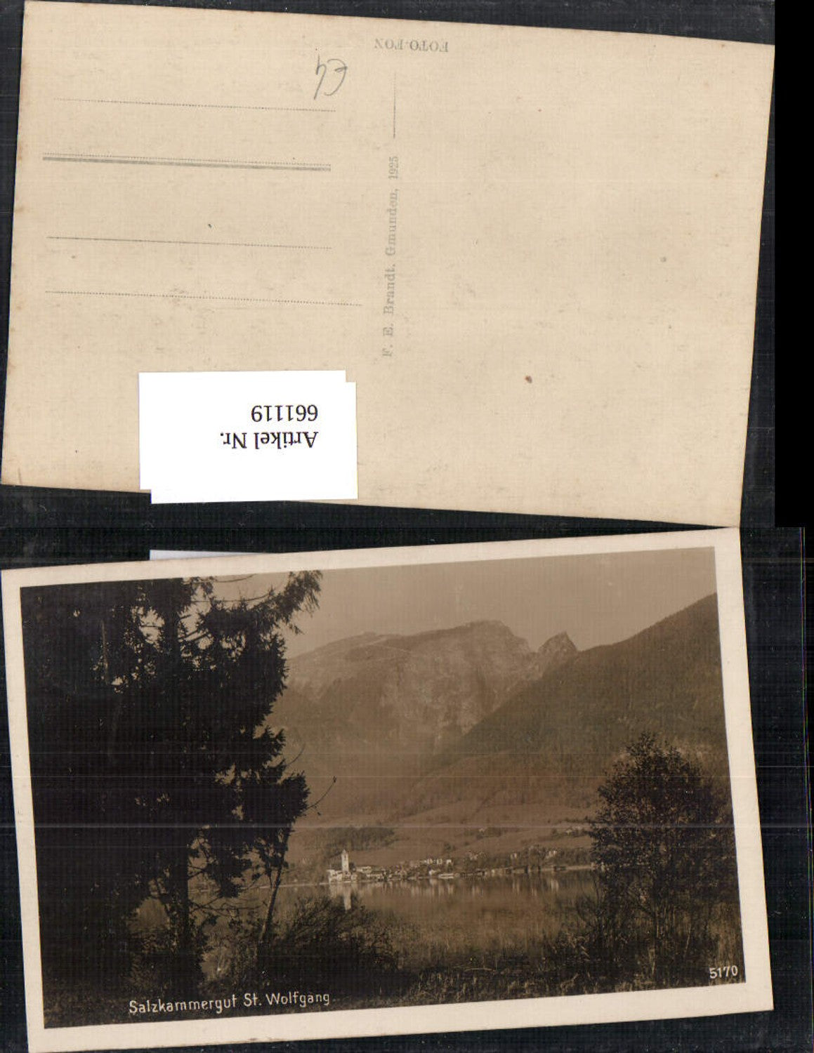 661119,Foto Ak St. Wolfgang im Salzkammergut Ansicht