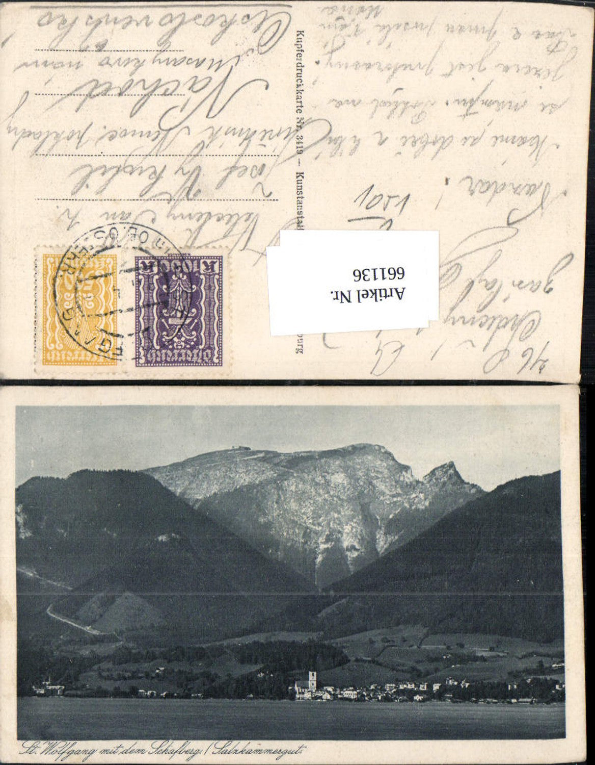 661136,St. Wolfgang im Salzkammergut mit dem Schafberg