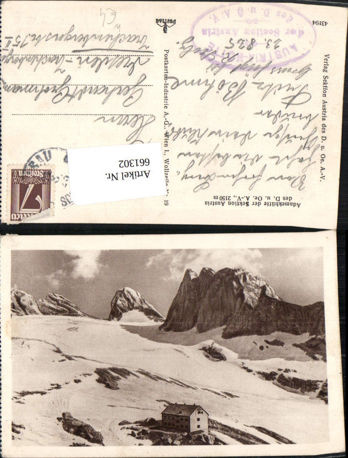 661302,Adamekhütte Gosau