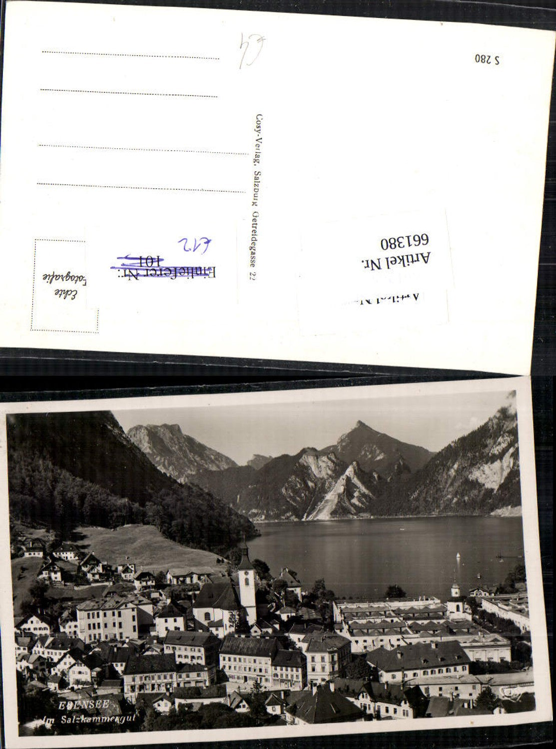 661380,Foto Ak Ebensee am Traunsee Salzkammergut