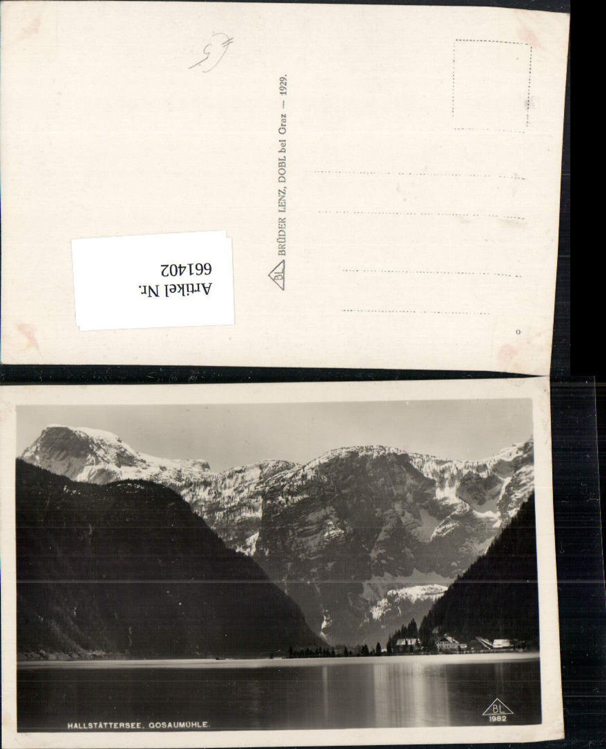 661402,Foto Ak Hallstättersee Gosaumühle Hallstatt