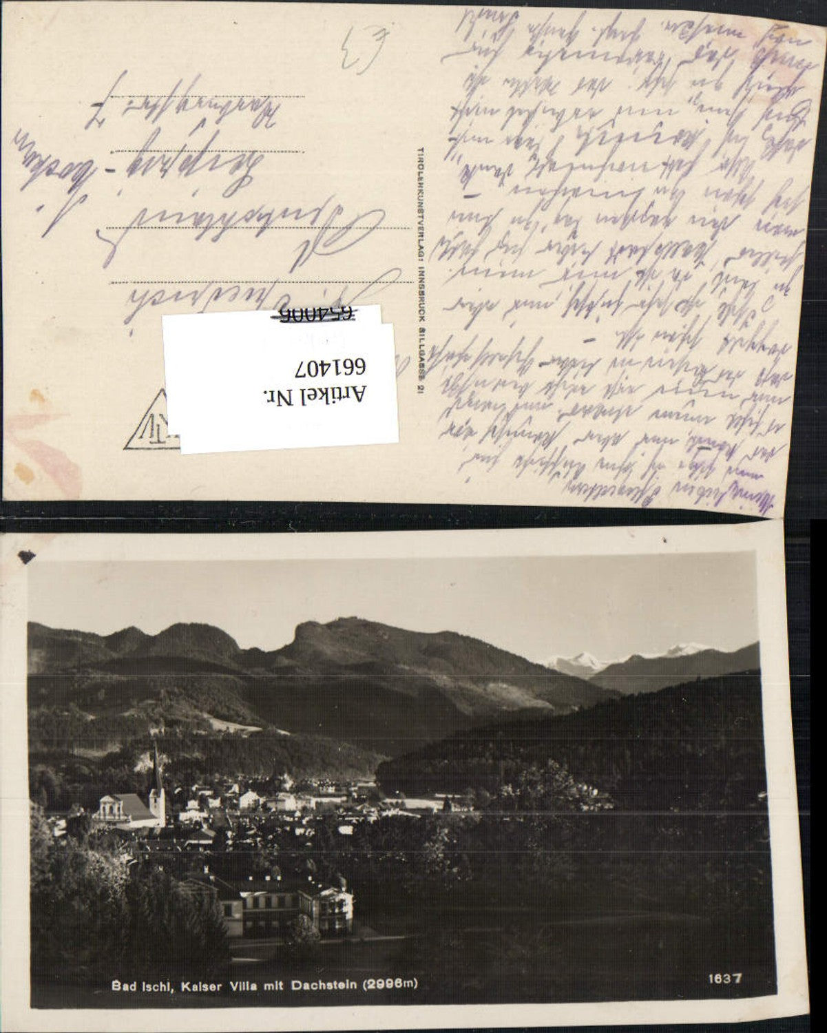 661407,Bad Ischl Kaiser Villa mit Dachstein Kaiservilla