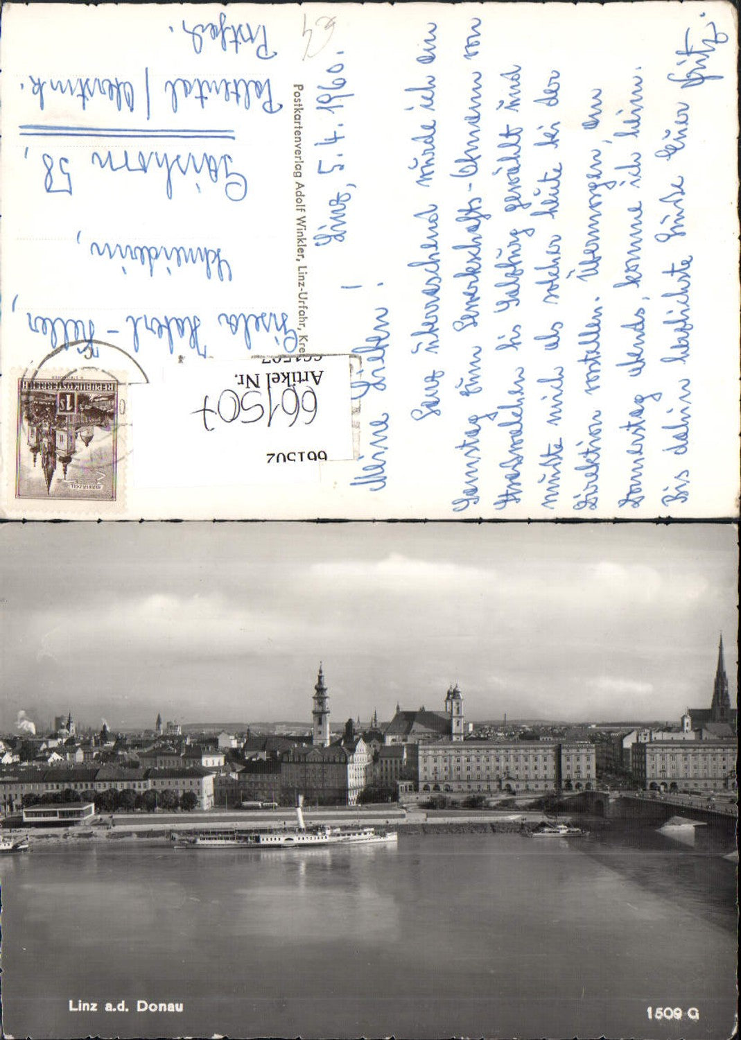 661507,Linz an der Donau Dampfer Budapest