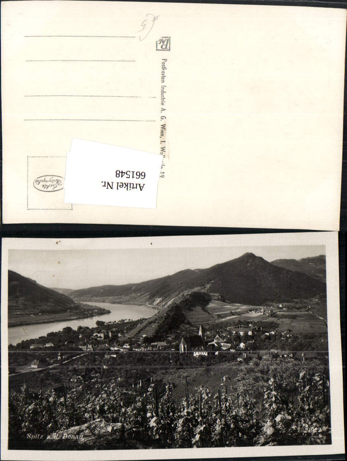 661548,Foto Ak Spitz a. d. Donau Wachau