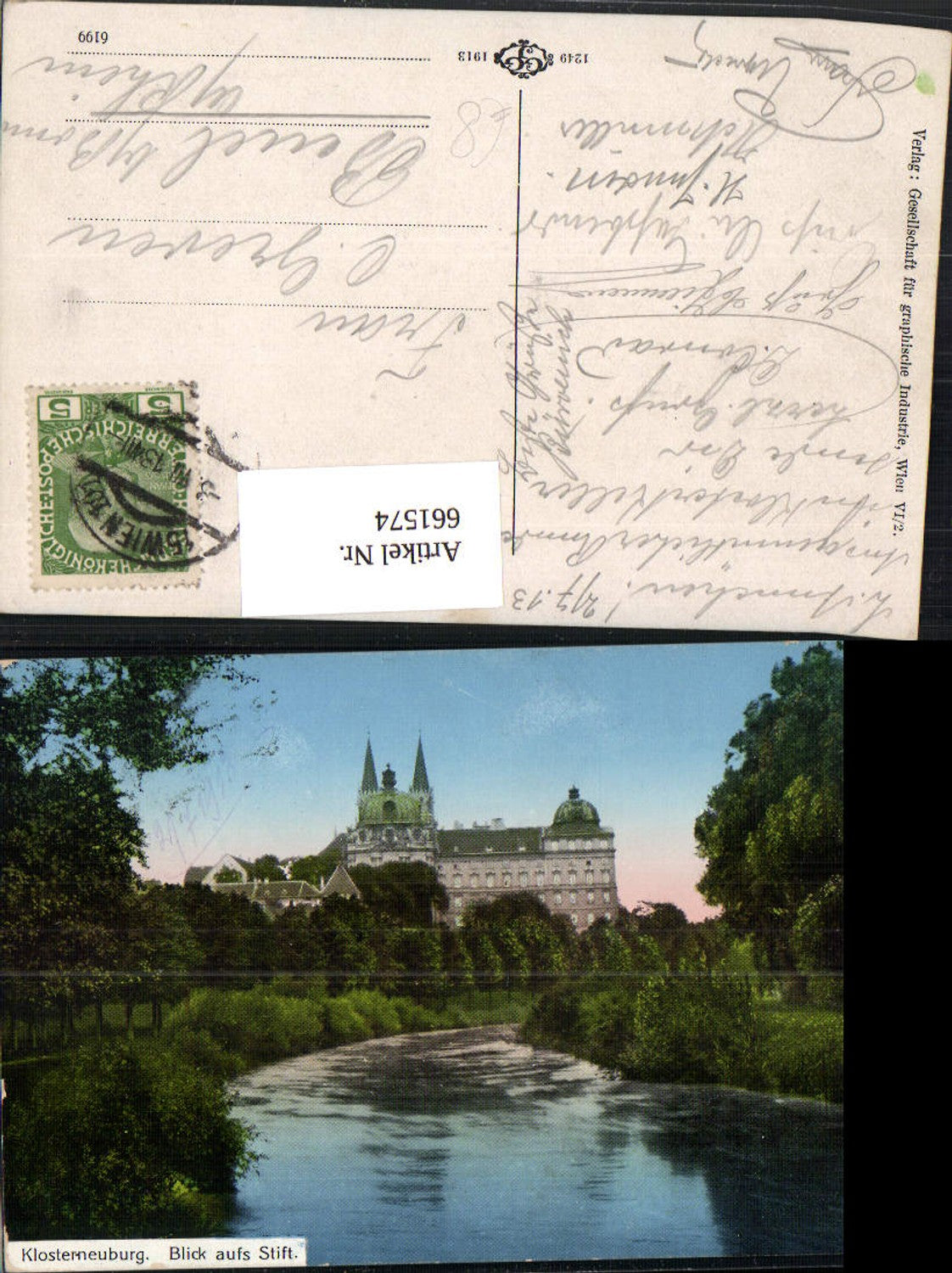 661574,Klosterneuburg Blick aufs Stift