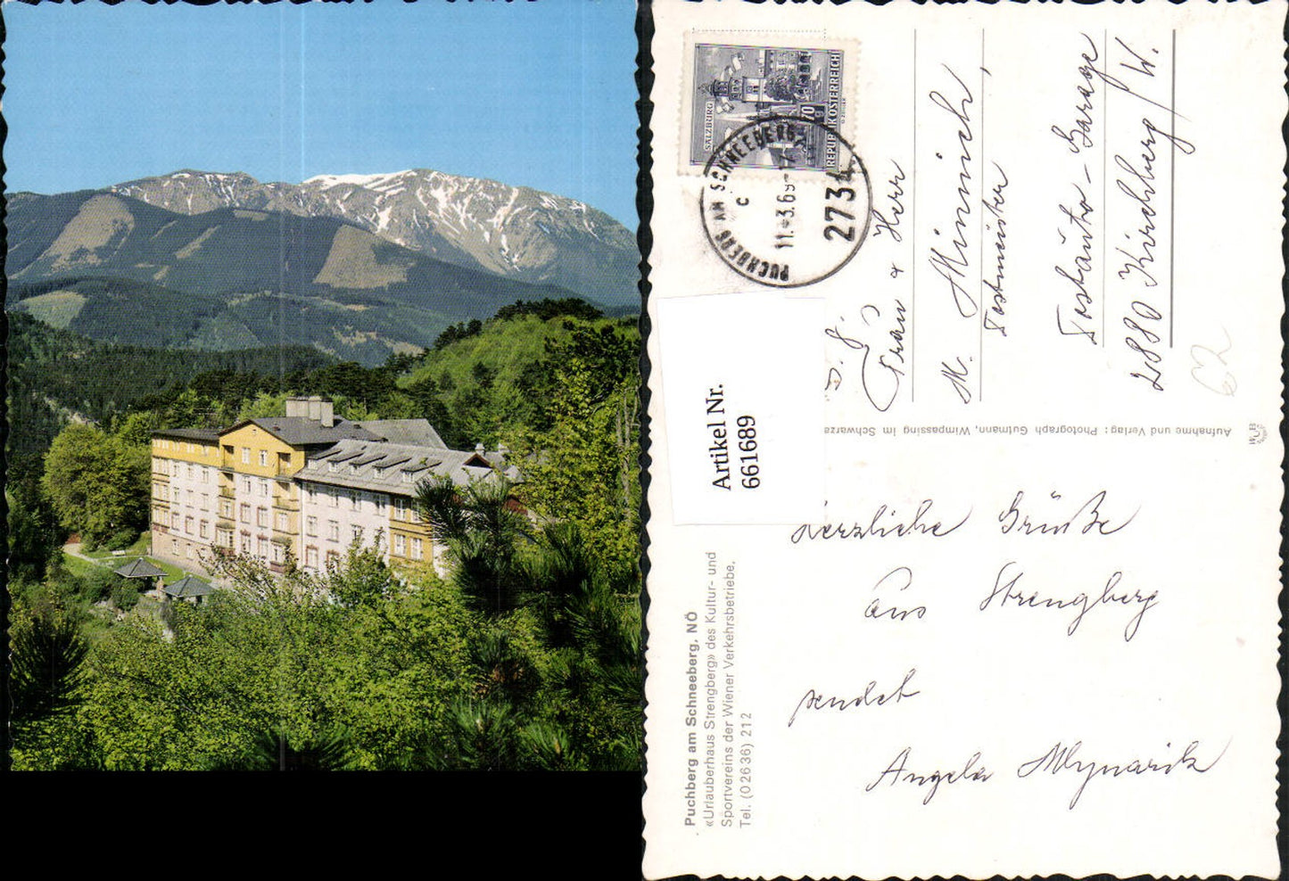 661689,Puchberg a. Schneeberg Urlauberhaus Strengberg
