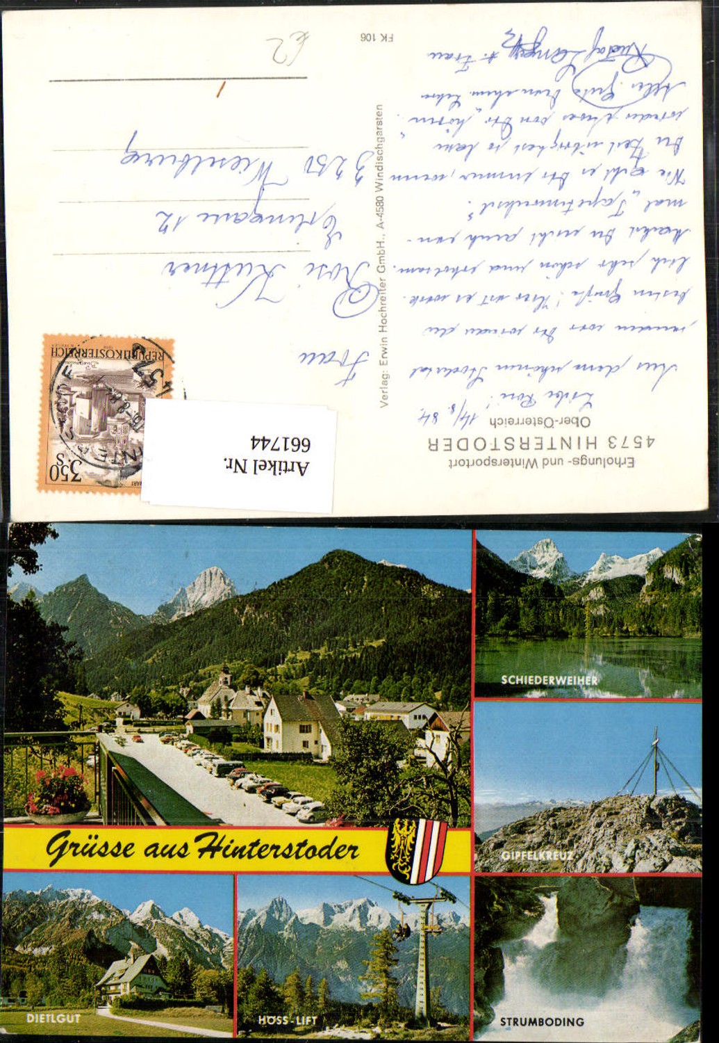 661744,Mehrbild Ak Hinterstoder Schiederweiher Strumboding