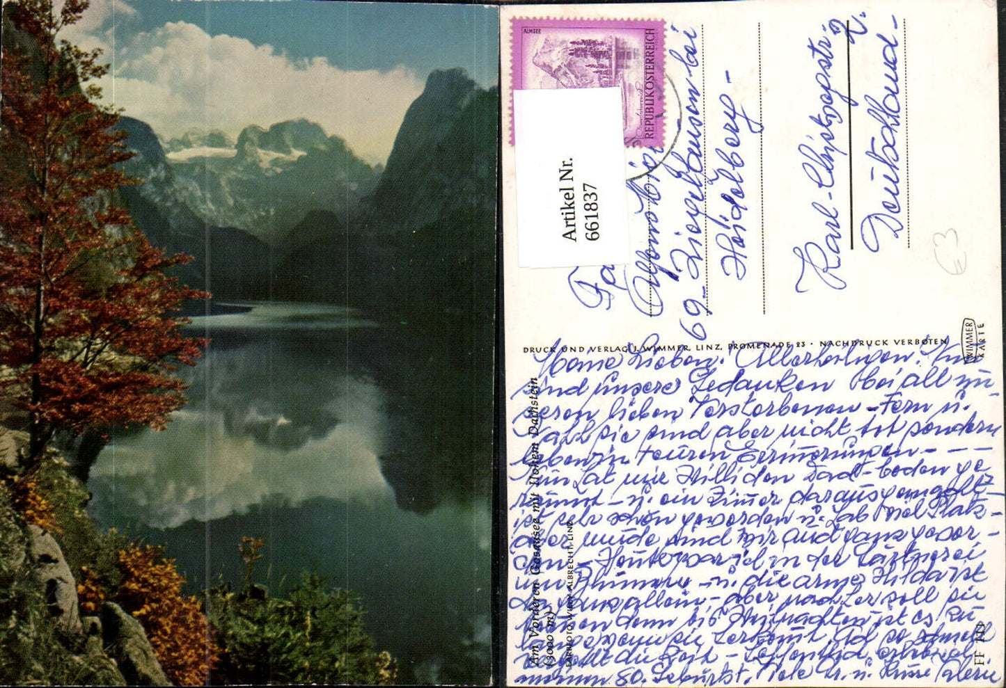 661837,Vorderer Gosausee Hohem Dachstein Gosau