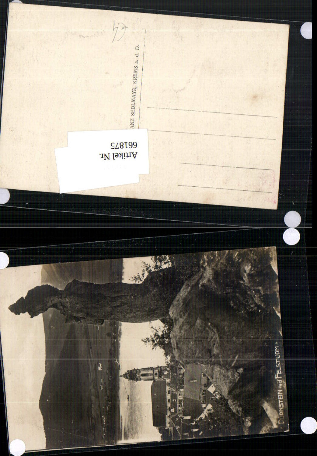 661875,Dürnstein in der Wachau Burg Donau Felsturm