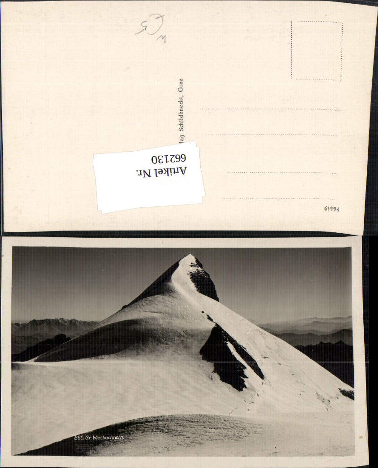 662130,Foto Ak Gr. Wiesbachhorn Fusch an der Großglocknerstraße