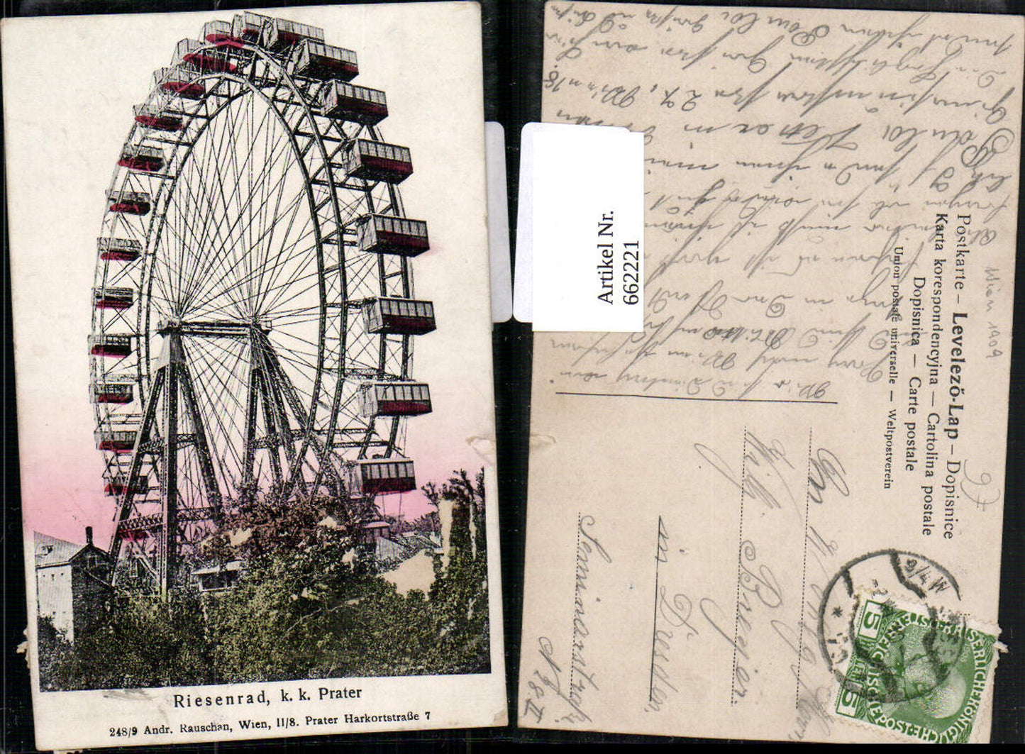 Alte Ansichtskarte – Old Postcard