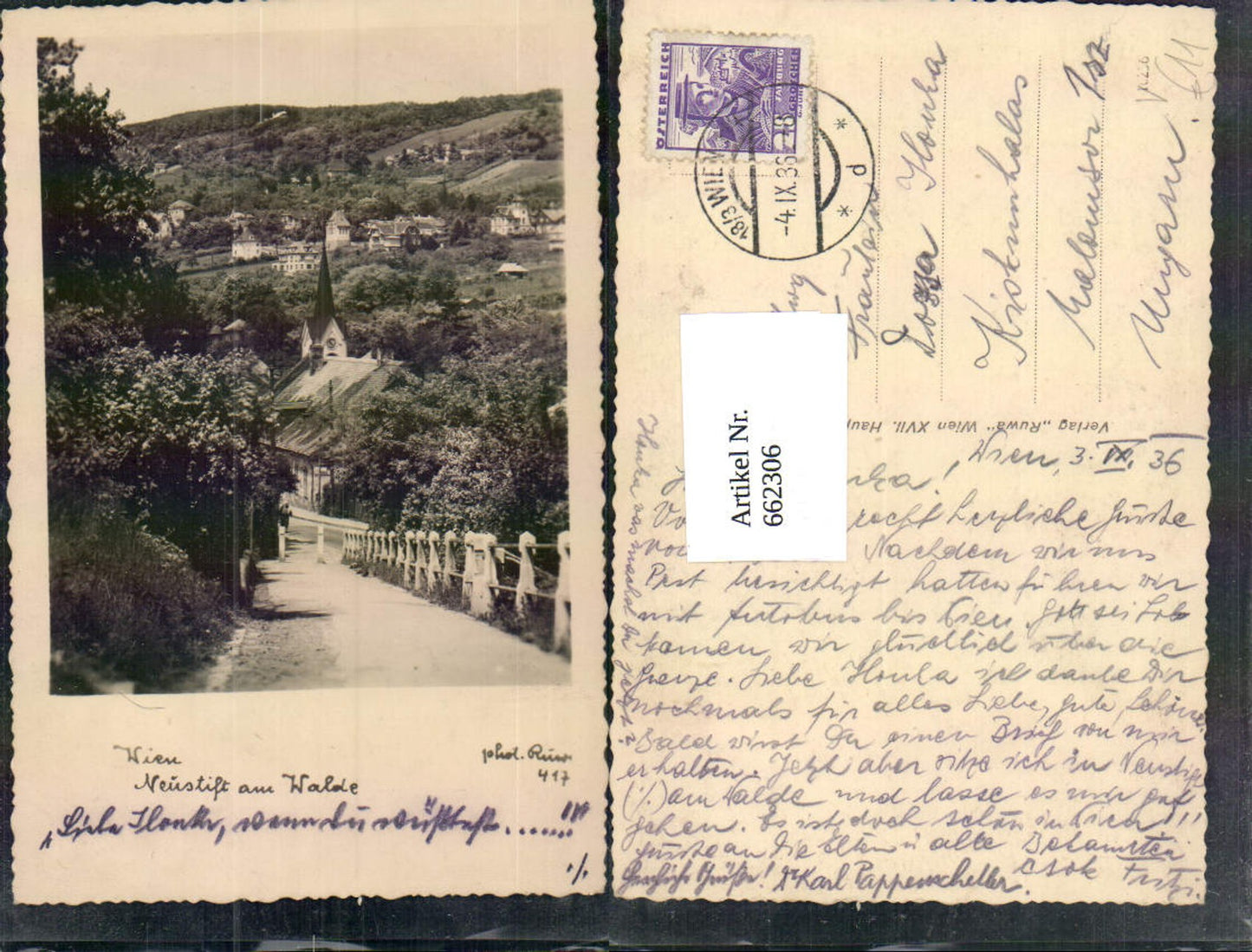 Alte Ansichtskarte – Old Postcard