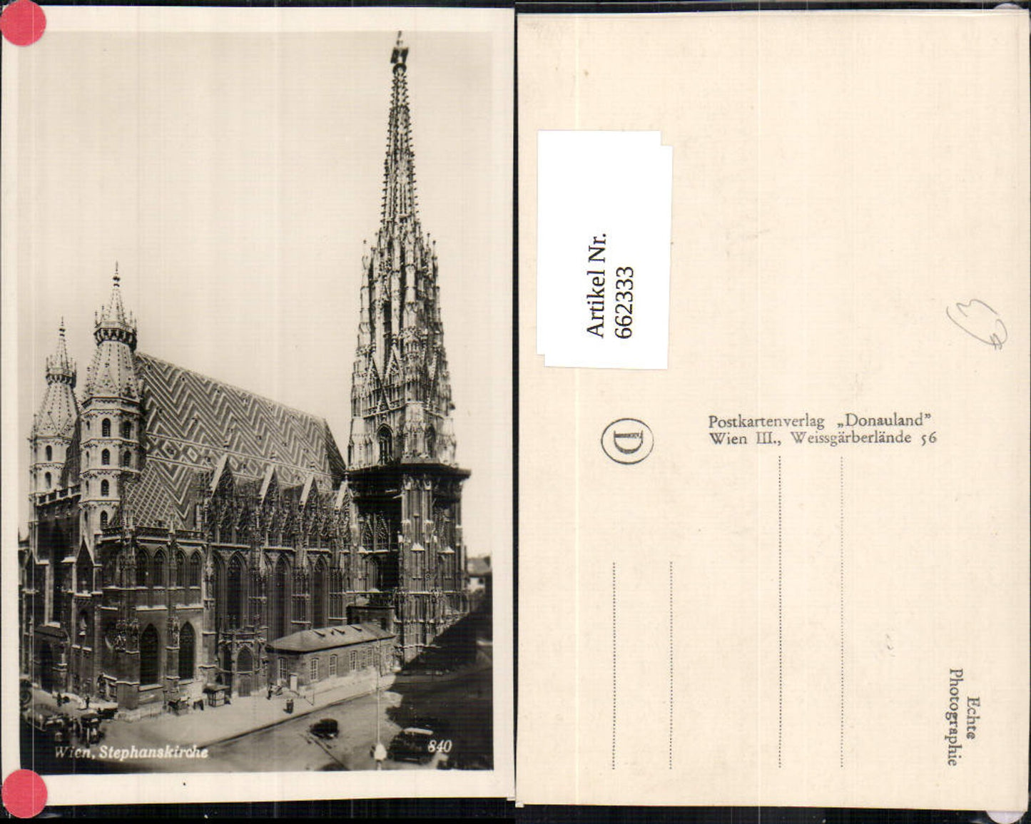 Alte Ansichtskarte – Old Postcard