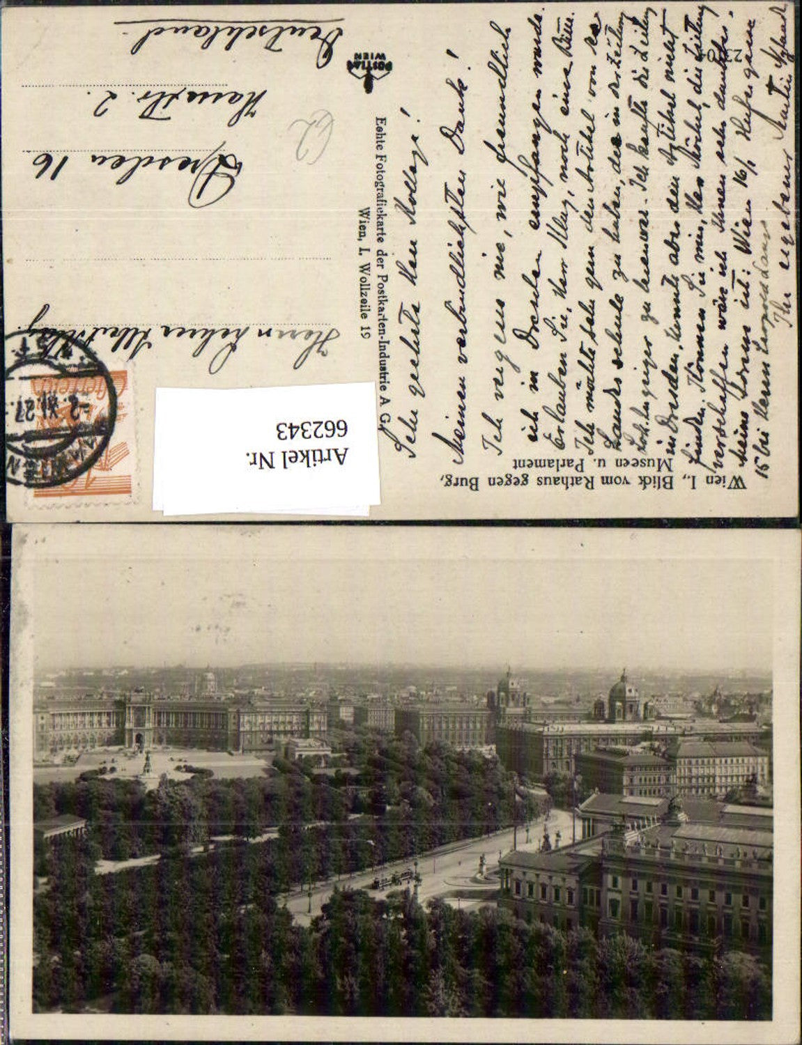 Alte Ansichtskarte – Old Postcard