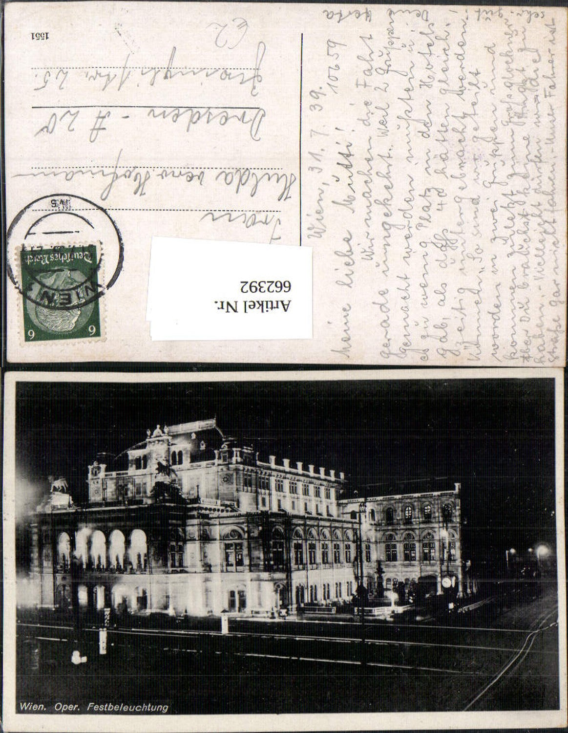 Alte Ansichtskarte – Old Postcard