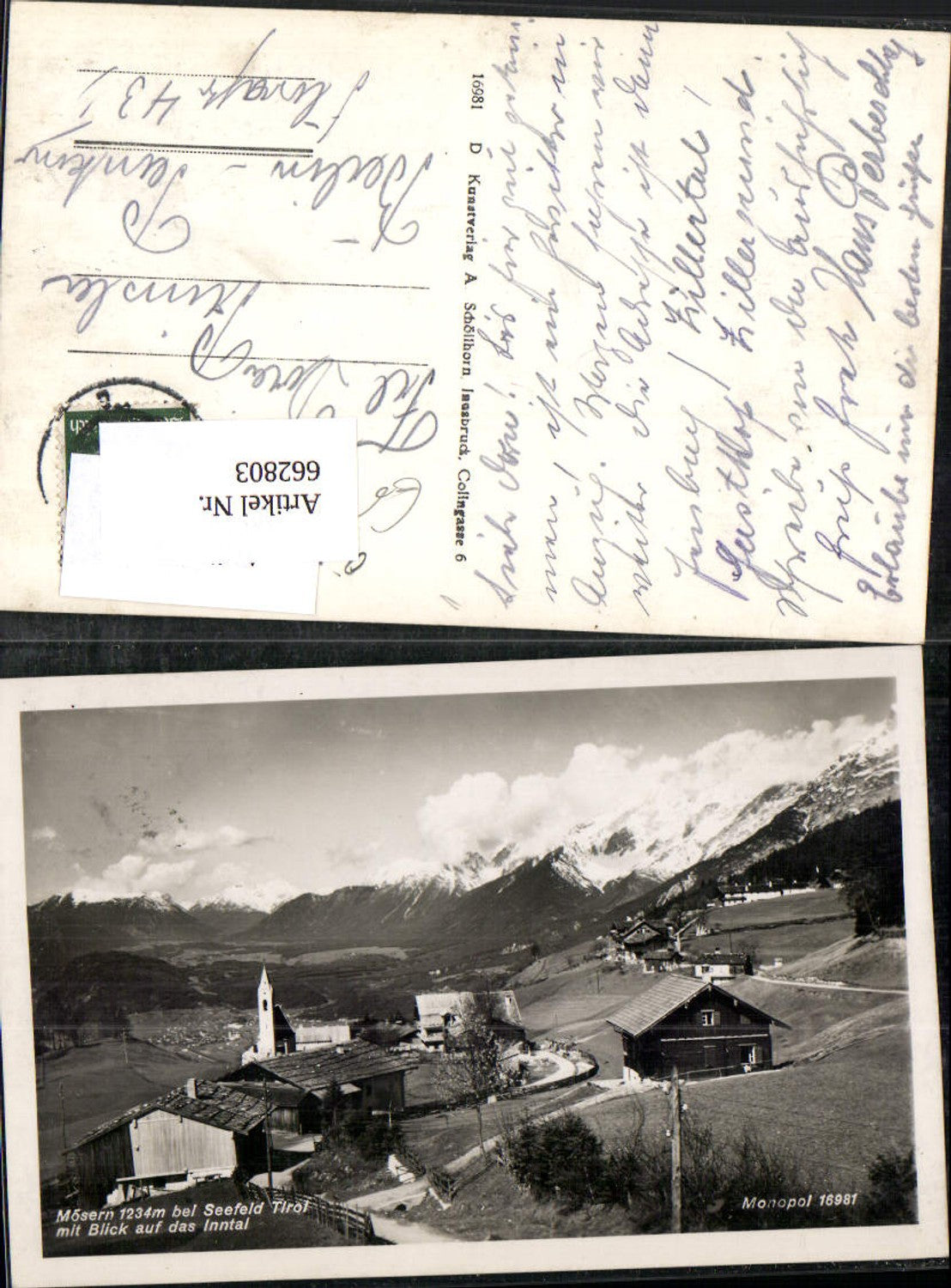 Alte Ansichtskarte – Old Postcard