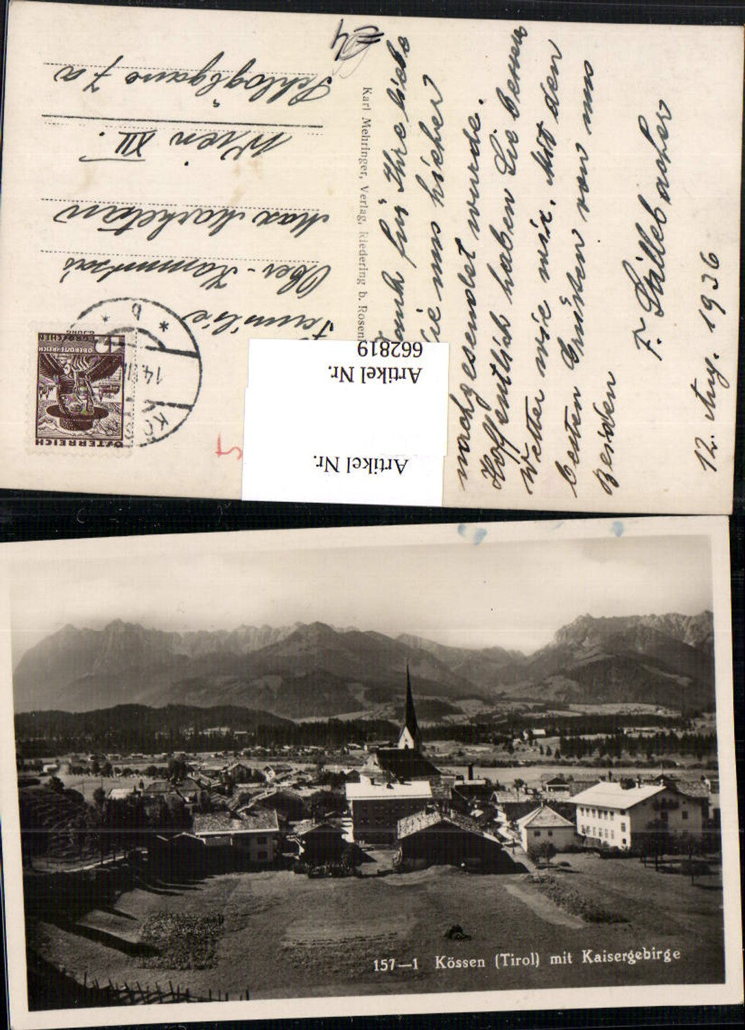 Alte Ansichtskarte – Old Postcard