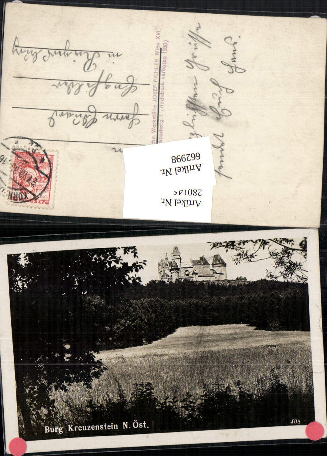 662998,Burg Kreuzenstein bei Korneuburg Leobendorf pub Josef Pichler