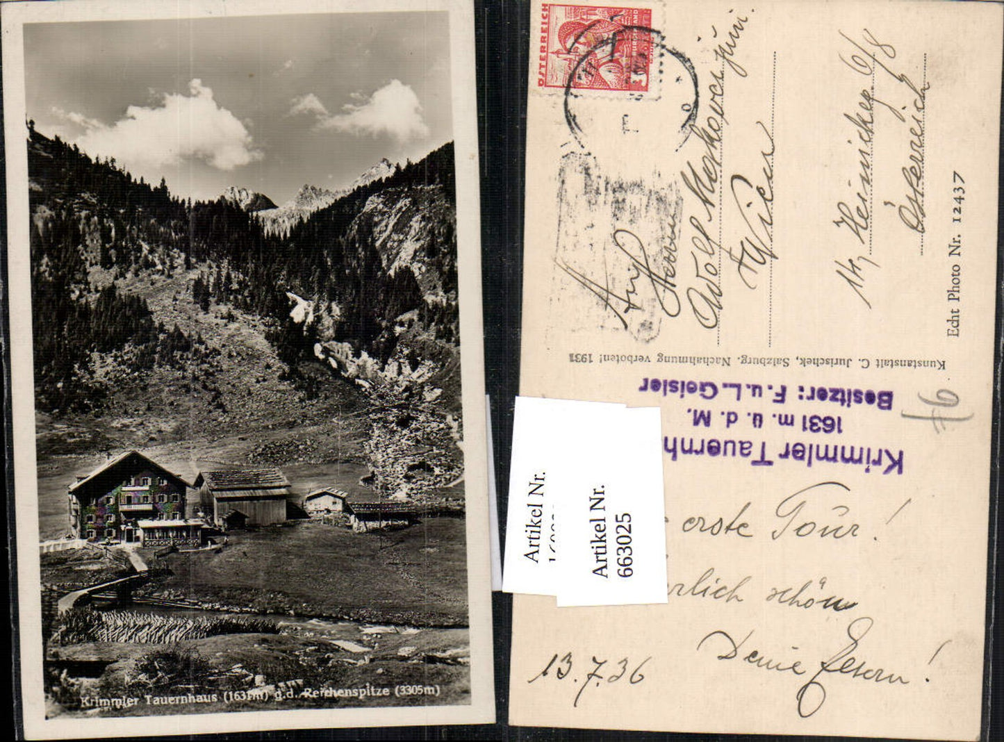 663025,Krimml im Pinzgau Tauernhaus