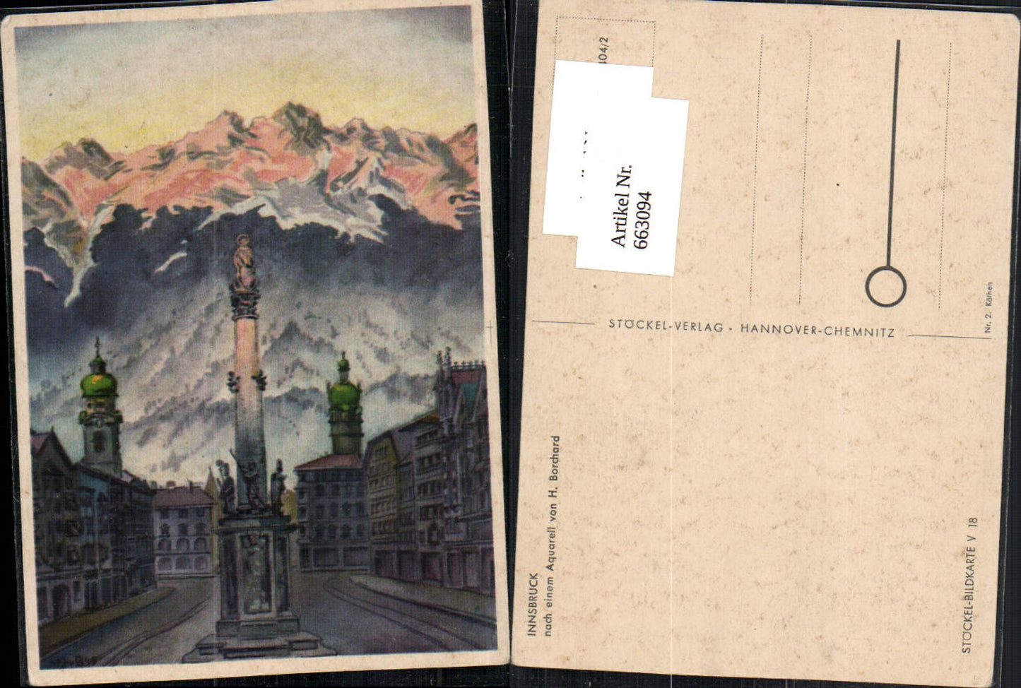 Alte Ansichtskarte – Old Postcard