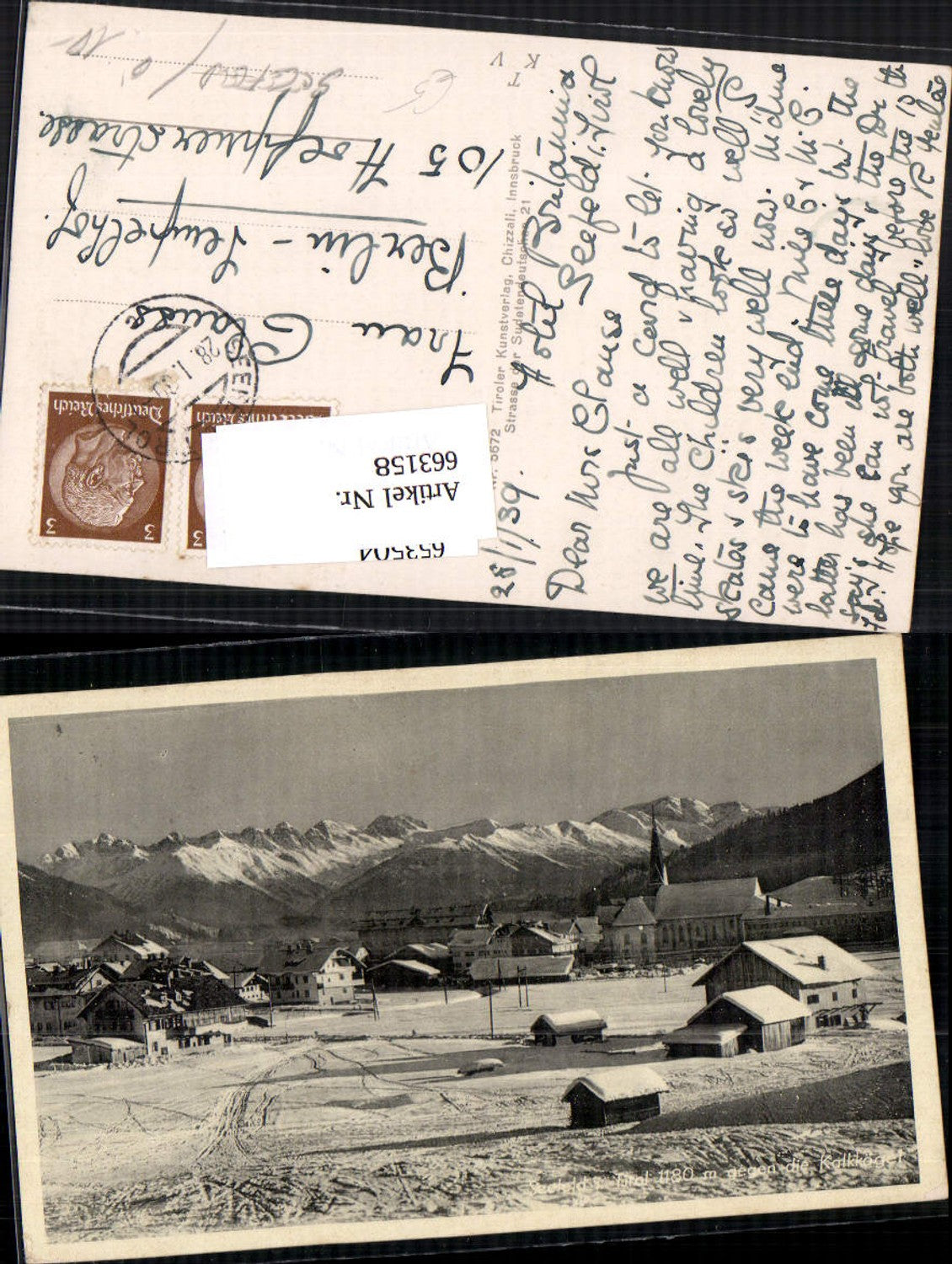 Alte Ansichtskarte – Old Postcard