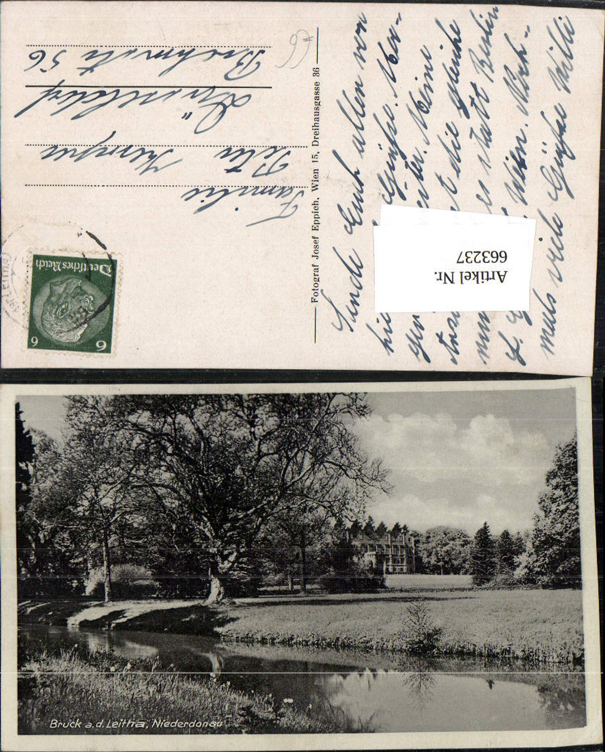 663237,Bruck a. d. Leitha Ansicht mit Schloss Prugg