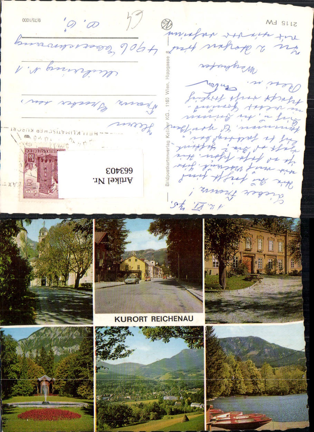 663403,Mehrbild Ak Reichenau a. d. Rax
