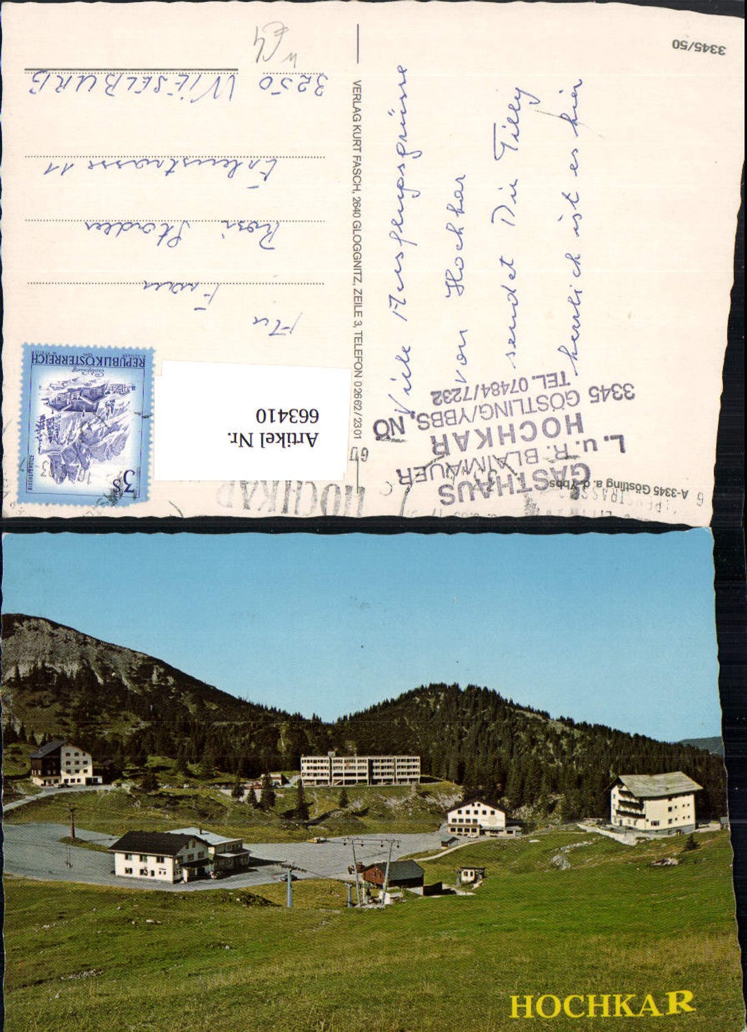 663410,Göstling a. d. Ybbs Hochkar Schilift