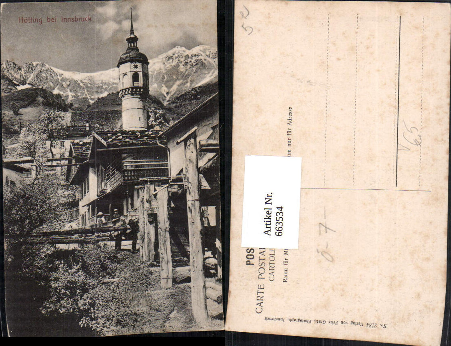 Alte Ansichtskarte – Old Postcard