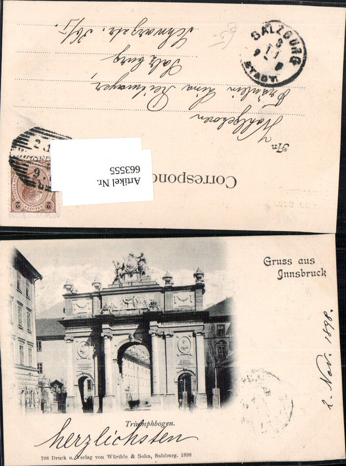 Alte Ansichtskarte – Old Postcard