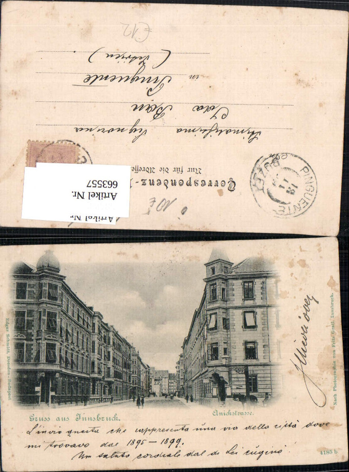 Alte Ansichtskarte – Old Postcard
