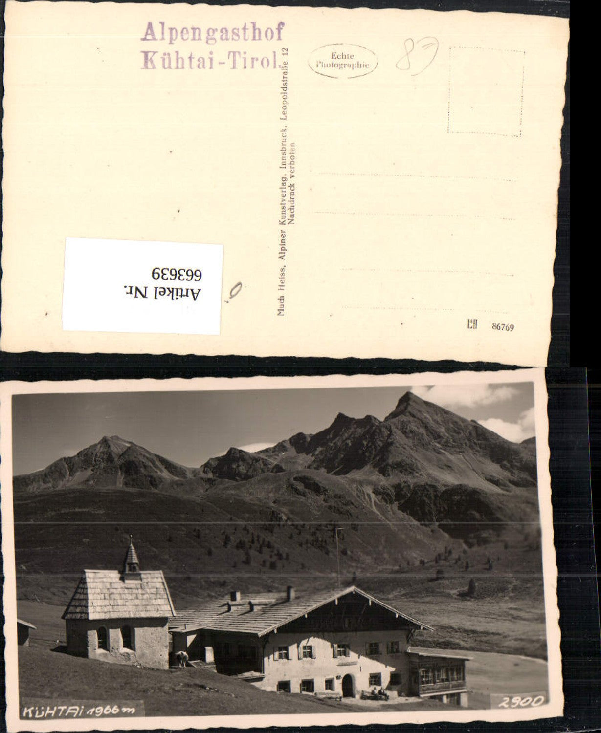 Alte Ansichtskarte – Old Postcard
