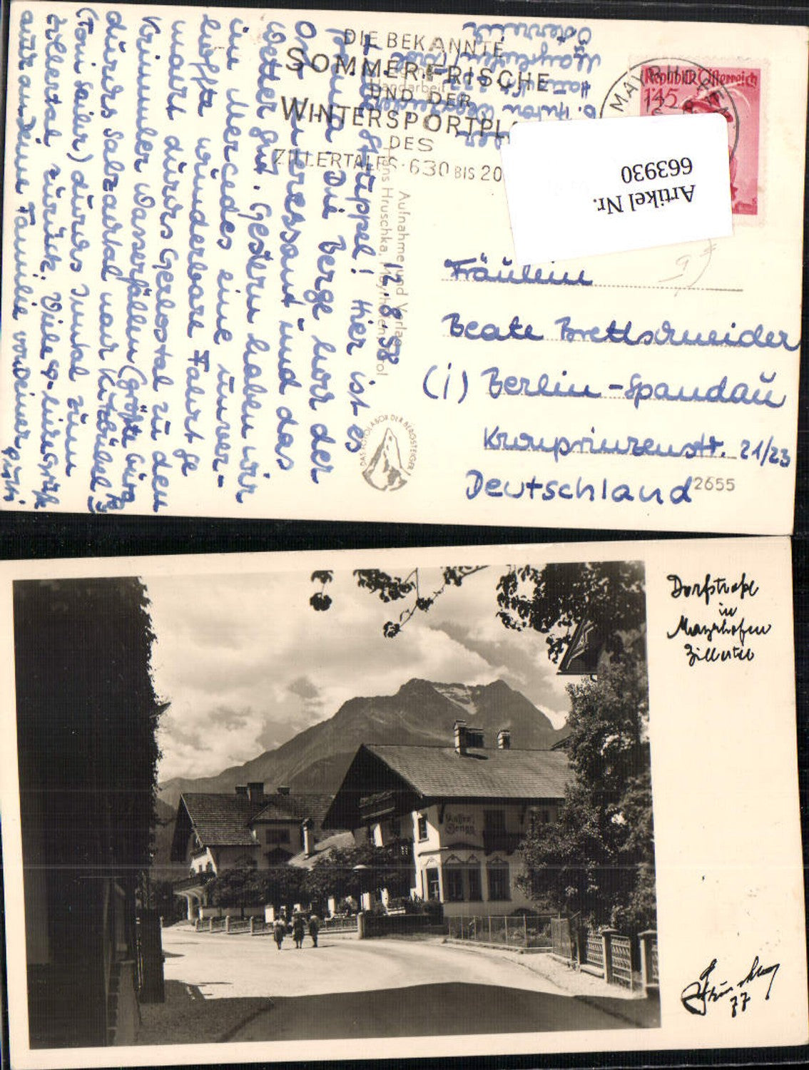 Alte Ansichtskarte – Old Postcard