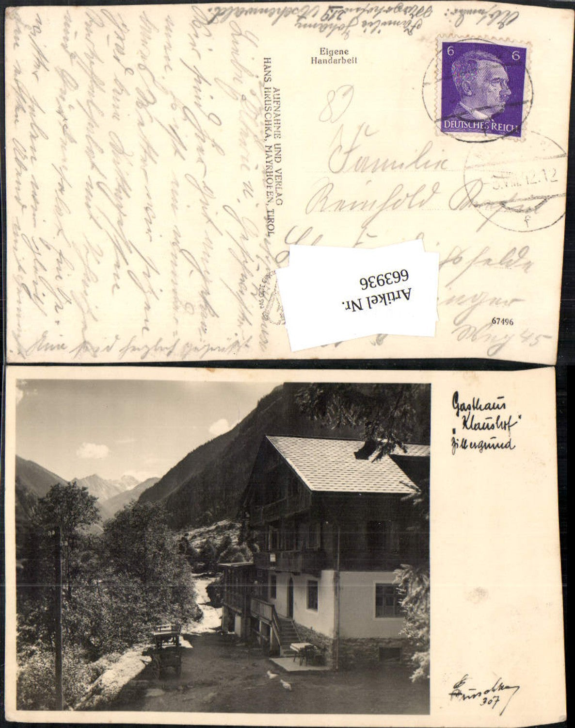 Alte Ansichtskarte – Old Postcard