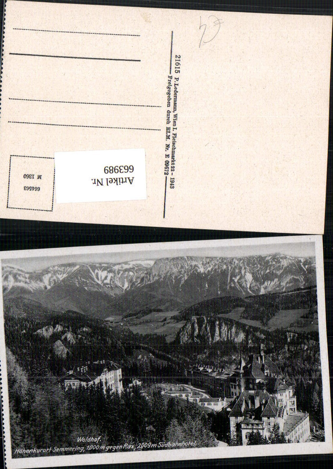 663989,Semmering Hotel Waldhof