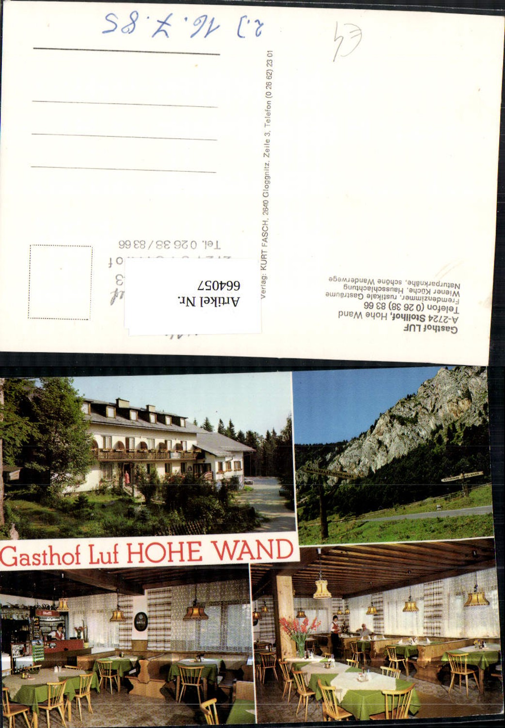 Alte Ansichtskarte – Old Postcard