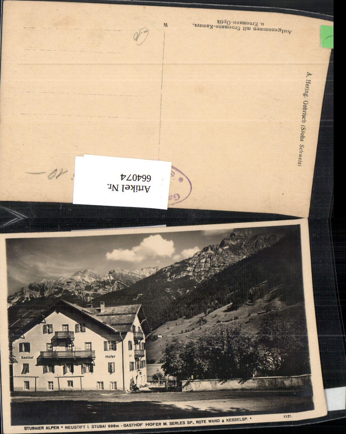 Alte Ansichtskarte – Old Postcard