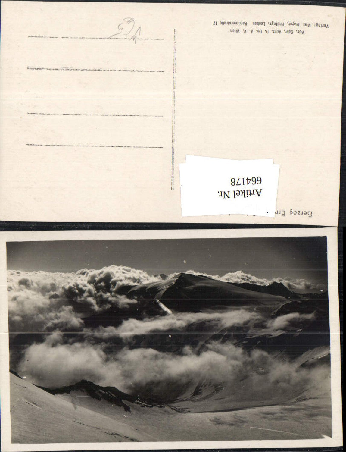 664178,Foto Ak Herzog Ernst u. Schareck b. Bad Gastein pub Max Mayer