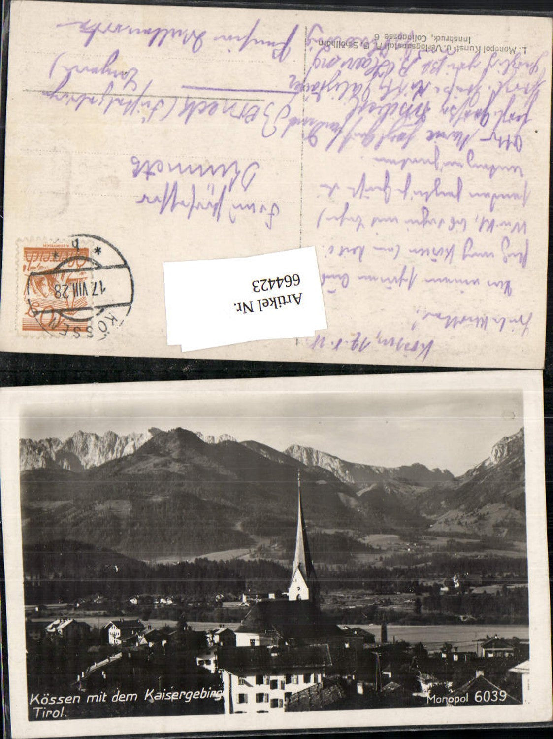 Alte Ansichtskarte – Old Postcard